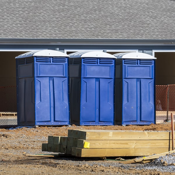 are there any restrictions on where i can place the portable restrooms during my rental period in Galva Illinois